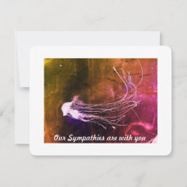 Sympathiekarte, Größe: 4,25" x 5,5", Beileid Feiertagskarte