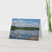 Sympathiekarte - irischer Segen Karte (Vorderseite)