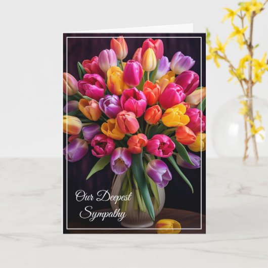 Sympathiekarte Karte (Gelbe Blume)