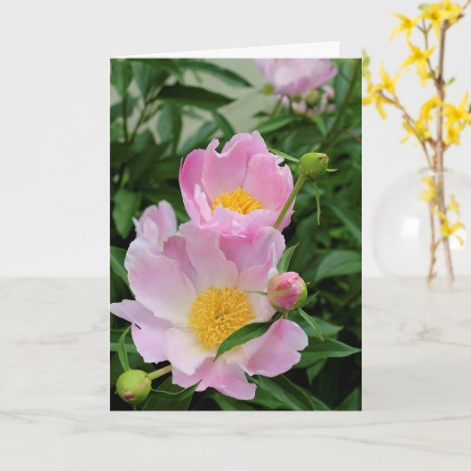 Sympathiekarte Karte (Gelbe Blume)