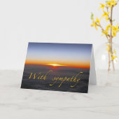 Sympathiekarte Karte (Gelbe Blume)