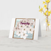 Sympathiekarte Karte (Gelbe Blume)
