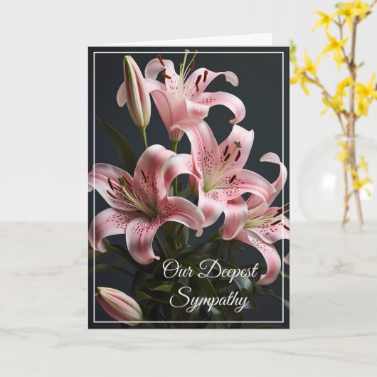 Sympathiekarte Karte (Gelbe Blume)