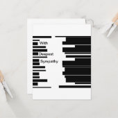 Sympathiekarte Karte (Vorderseite/Rückseite Beispiel)