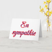 Sympathiekarte Karte (Gelbe Blume)