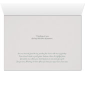 Sympathiekarte mit einem gekümmert (Innenansicht Horizontal (Unten))