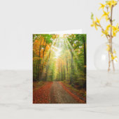 Sympathiekarte mit Gedanken Karte (Gelbe Blume)