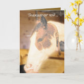 Sympathiekarte (Pferd) Karte (Gelbe Blume)