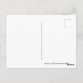 Sympathiekarte Postkarte (Rückseite)