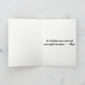 Sympathiekarte "Vögel in Regen" Karte (Innenseite)