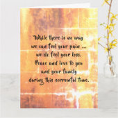 Sympathiekarte von dalDesignNZ Karte (Gelbe Blume)