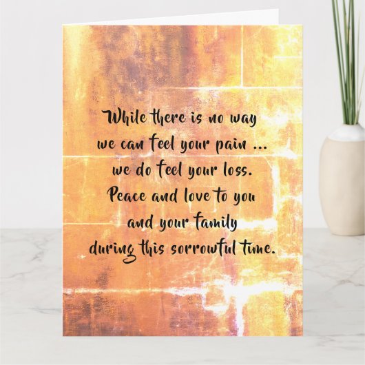 Sympathiekarte von dalDesignNZ Karte (Vorderseite)