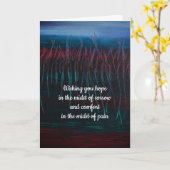 Sympathiekarte von dalDesignNZ Karte (Gelbe Blume)