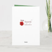 Sympathiekarte von eins: Großmutter-Waldszene Karte (Rückseite)