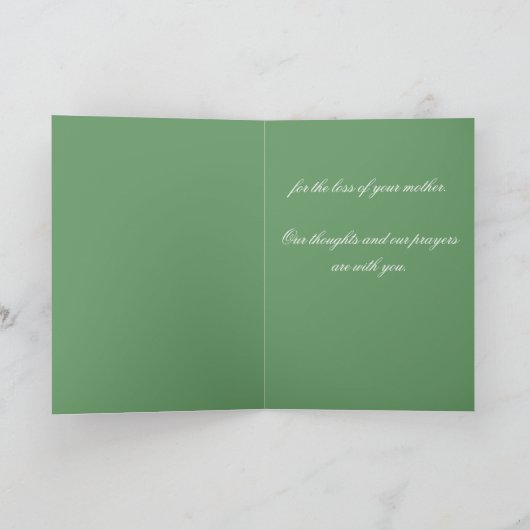 Sympathiekarte von uns: Mutterwaldszene Karte (Innenseite)