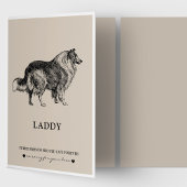 Sympathiekarten für Haustiere | Best Friend Collie Karte