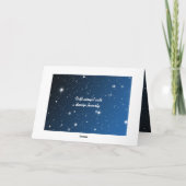 Sympathische Karte Eskimo Sprichwort - Sterne (Rückseite)