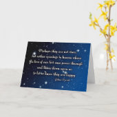 Sympathische Karte Eskimo Sprichwort - Sterne (Gelbe Blume)