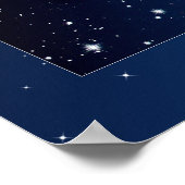 Sympathische Karte Eskimo Sprichwort - Sterne Poster (Ecke)