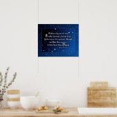 Sympathische Karte Eskimo Sprichwort - Sterne Poster (Küche)