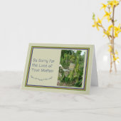 Sympathische Karte für die Mutter (Gelbe Blume)