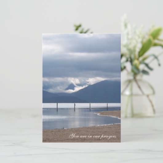 sympathische Karten für Strand und Ozean (Stehend Vorderseite)