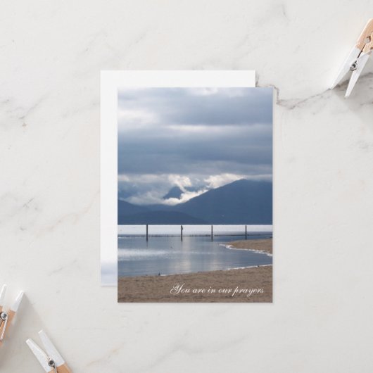 sympathische Karten für Strand und Ozean (Vorderseite/Rückseite Beispiel)