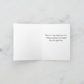 Sympathische Karten mit rosa Magnolien-Blume (Innenseite)