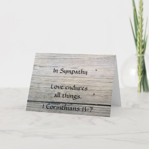 Sympathische Kartenschrift Liebe dauert an Karte