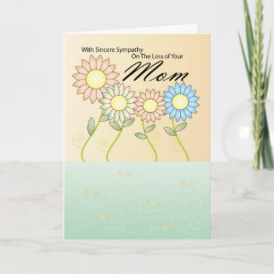 Sympathischer Verlust der Mama Karte