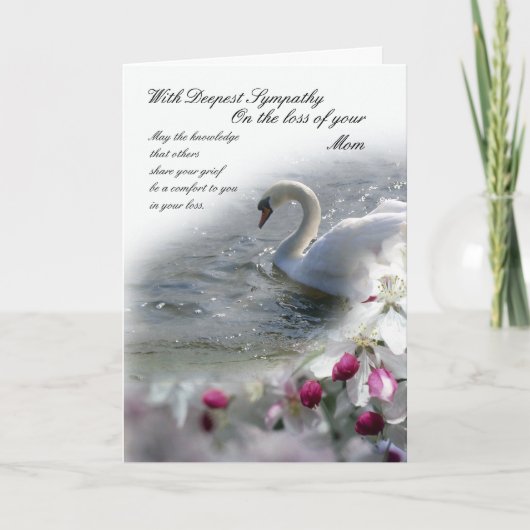 Sympathischer Verlust der Mama Karte (Vorderseite)