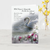 Sympathischer Verlust des Vaters Karte (Gelbe Blume)