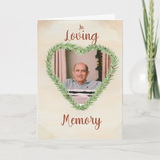 Sympathy at Christmastime Karte (Vorderseite)