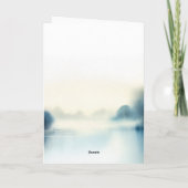 Sympathy Card "all that stays is gratitude & love" Karte (Rückseite)