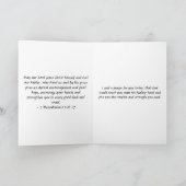 Sympathy Card Bergweg Karte (Innenseite)