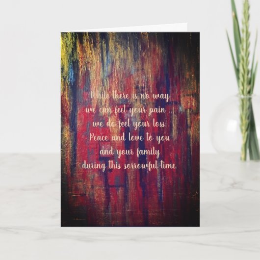 Sympathy Card by dalDesignNZ Karte (Vorderseite)