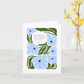 Sympathy Card Condolence Scripture Bible Verse Karte (Gelbe Blume)