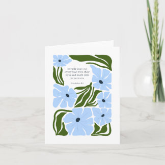 Sympathy Card Condolence Scripture Bible Verse Karte