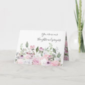 Sympathy Card Floral Karte (Vorderseite)