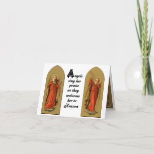 Sympathy card for Female Family Member Dankeskarte