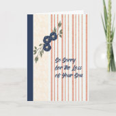 Sympathy Card für den Son-Verlust Karte (Vorderseite)