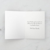 Sympathy Card für den Verlust von Ehefrau Pferd un Karte (Innenseite)