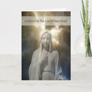 Sympathy Card für den Verlust von Mum Karte