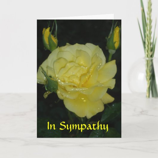 Sympathy Card (für jedermann) Karte (Vorderseite)