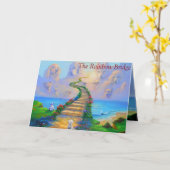 Sympathy Card für verstorbene Hunde. Karte (Gelbe Blume)