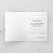 "SYMPATHY CARD & Gedicht" Karte (Innenseite)