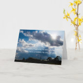 Sympathy Card - Irish Sessing Karte (Gelbe Blume)