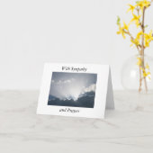 Sympathy Card Karte (Gelbe Blume)