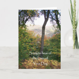 Sympathy Card, Loss of Dog Karte