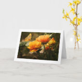 Sympathy Card mit Gedicht von Robert Herrick Karte (Gelbe Blume)